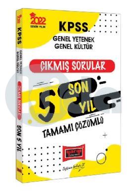 Yargı 2022 KPSS GY GK Tamamı Çözümlü Son 5 Yıl Çıkmış Sorular (İADESİZ)