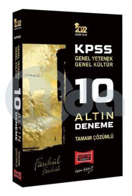 Yargı 2022 KPSS GY GK Tamamı Çözümlü 10 Altın Deneme (İADESİZ)