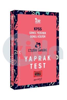 Yargı 2022 KPSS GY GK Soru Denizi Yaprak Test (İADESİZ)