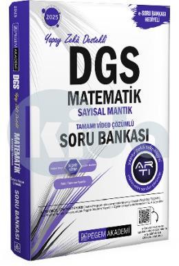 Pegem 2025 DGS Matematik Sayısal Mantık Soru Bankası (İADESİZ)