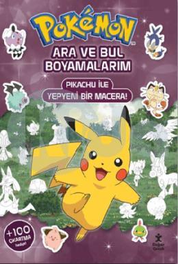 Pokemon Ara ve Bul Boyamalarım Pikachu ile Yepyeni Bir Macera