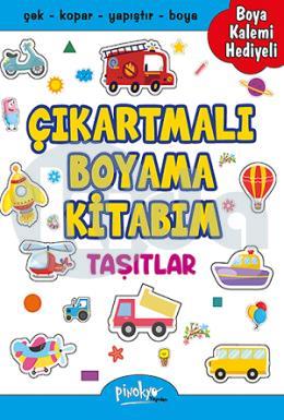 Çıkartmalı Taşıtlar Boyama Kitabı