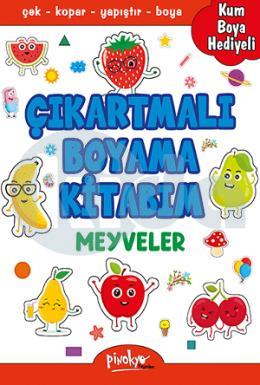 Çıkartmalı Meyveler Boyama Kitabı