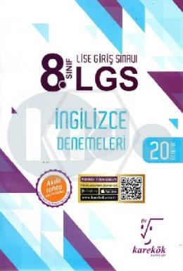 Karekök 8.Sınıf LGS İngilizce 20 li Deneme Sınavı