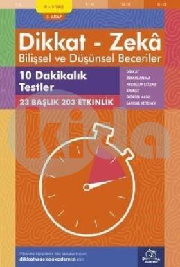 Dikkat Zeka - Bilişsel ve Düşünsel Beceriler 8-19 Yaş 10 Dakikalık Testler 3.Kitap