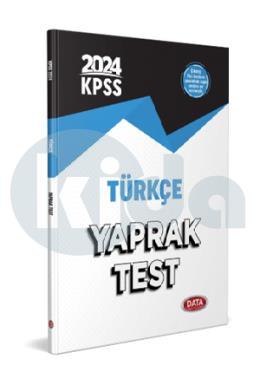 Data 2024 Kpss Türkçe Yaprak Test