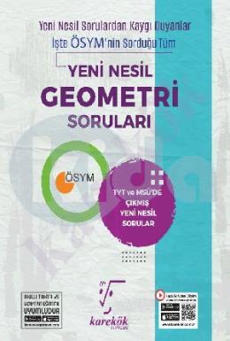 Karekök TYT Geometri Yeni Nesil Sorular Kitabı