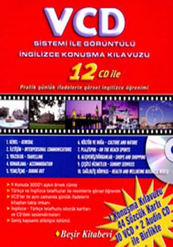 VCD Sistemi ile Görüntülü İngilizce Konuşma Kılavuzu (12 CD ile)